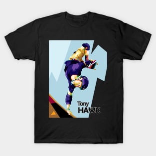 The Skater In Wpap Art T-Shirt